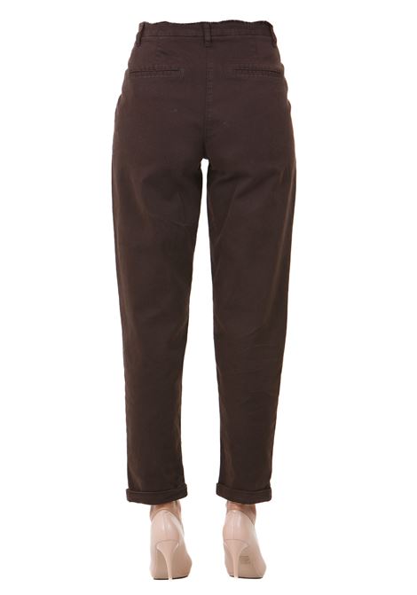 Pantaloni chino color cioccolato MANILA GRACE | Pantaloni | P291CUMA566